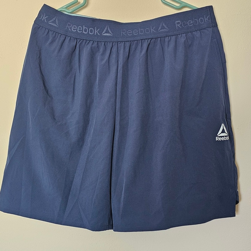 New Reebok Dexterity 2 in1 Short Blue Wing blue‎ Teal size large